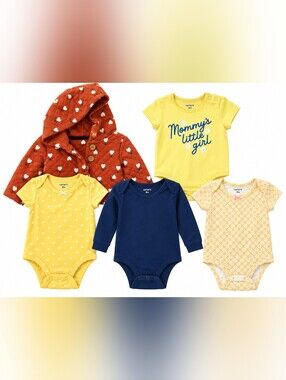 Assorted Baby Girl Carter's Bodysuits 9 Months